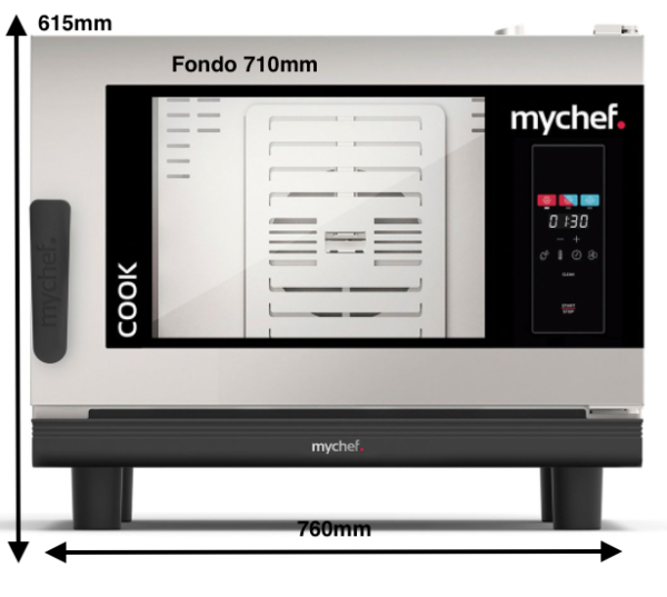 Horno MyChef Cook Pro 4 GN 1/1